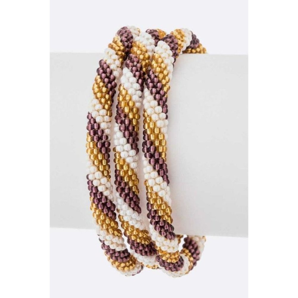 Nepal Roll On Friendship Bracelet Set